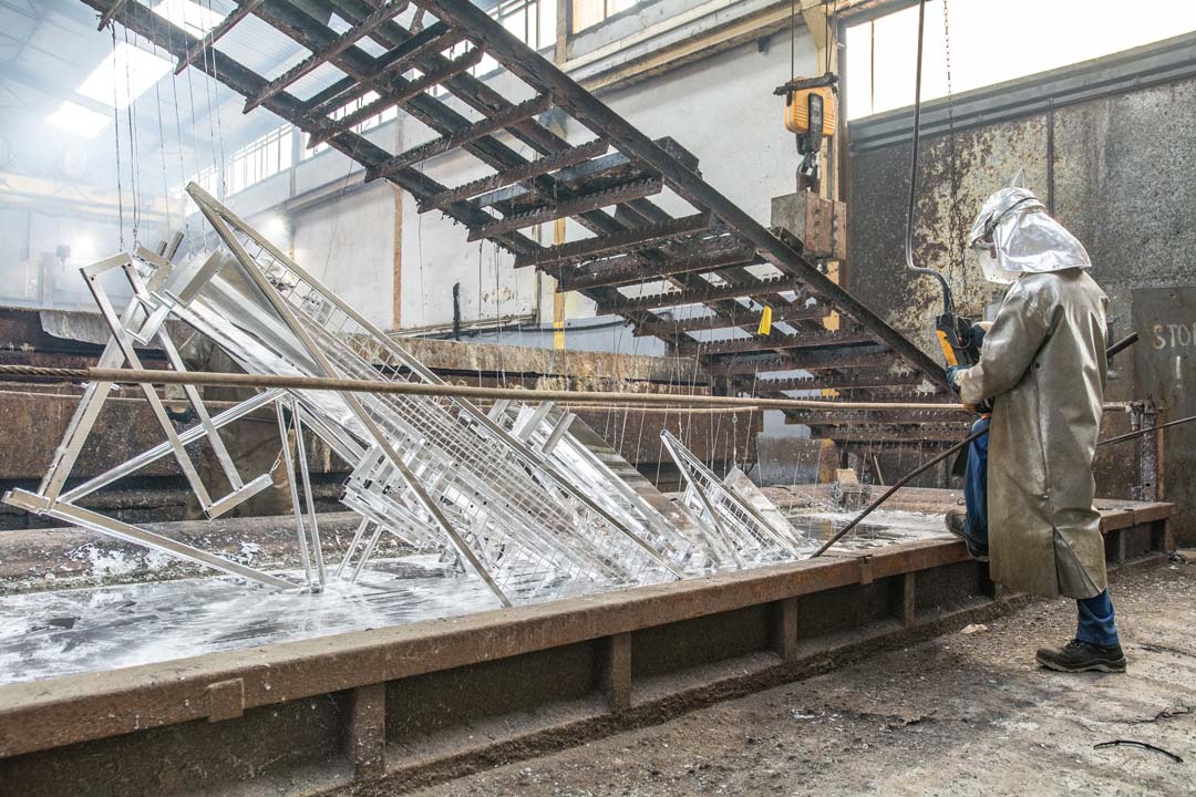 Galvanisation de l'acier