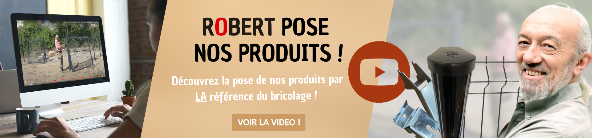 Robert Vidéo de Pose sur YouTube